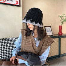 Load image into Gallery viewer, Fuzzy Bucket Hats for Women Furry Bucket Hat Winter 22628