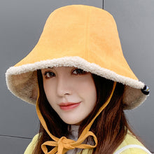 Load image into Gallery viewer, Winter Bucket Hat Fluffy Faux Fur Fisherman Cap for Women 22634