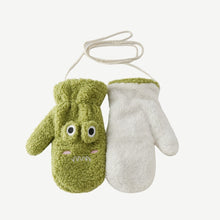 Load image into Gallery viewer, Winter Warm Gloves Cute Frog Full Finger Gloves Velvet Windproof Gloves 22836