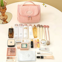 Load image into Gallery viewer, Large capacity  skin care cosmetic storage bag lamb wool cosmetic bag 22406
