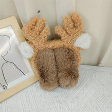 Load image into Gallery viewer, Winter Earmuffs for women Plush Earmuffs  Christmas Cute Antlers Foldable 22844