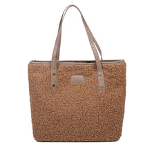 Load image into Gallery viewer, Shoulder Bag Large Capacity Lamb Wool Handbag Tote Portable Daily Bag 22418