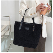 Load image into Gallery viewer, Shoulder Bag Large Capacity Lamb Wool Handbag Tote Portable Daily Bag 22418