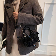 Load image into Gallery viewer, Women Mini Plush Shoulder Bag Fashion Fluffy handbag Soft Warm 22421