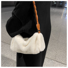 Load image into Gallery viewer, Faux Fur Shoulder Bag Fuzzy Tote Bag Furry Handbag for Women 22429