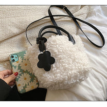 Load image into Gallery viewer, Fluffy Shoulder Bag Plush Handbag Tote Bag Ladies Messenger Bags 22430