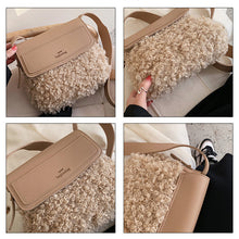 Load image into Gallery viewer, Shoulder Bags Ladies Small Plush Crossbody Bag Winter 22432