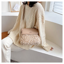 Load image into Gallery viewer, Shoulder Bags Ladies Small Plush Crossbody Bag Winter 22432