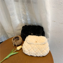 Load image into Gallery viewer, Women Fluffy Crossbody Bag Soft Fuzzy Bags Plush Shoulder Bag 22437