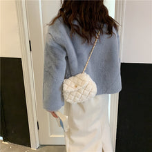 Load image into Gallery viewer, Women Fluffy Crossbody Bag Soft Fuzzy Bags Plush Shoulder Bag 22437