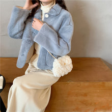 Load image into Gallery viewer, Women Fluffy Crossbody Bag Soft Fuzzy Bags Plush Shoulder Bag 22437