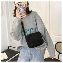 Load image into Gallery viewer, Fluffy Plush Square Shoulder Bag Crossbody Bag Female Mini Bag 22441