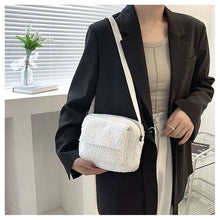 Load image into Gallery viewer, Fluffy Plush Square Shoulder Bag Crossbody Bag Female Mini Bag 22441