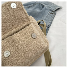 Load image into Gallery viewer, Fluffy Plush Square Shoulder Bag Crossbody Bag Female Mini Bag 22441