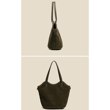 Load image into Gallery viewer, Plush Tote Bag for Women Soft Plush Shoulder Handbag 22453