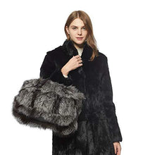 Load image into Gallery viewer, Women&#39;s Winter Fur Bag Silver Fox Handbag Leather Ladies Shoulder Bag