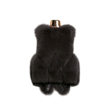 Load image into Gallery viewer, UE FS16288 Women&#39;s Genuine fox fur vest small water drop design