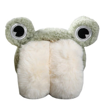 Load image into Gallery viewer, Winter Women&#39;s Frog Shape Plush Warm Earmuffs Foldable 22846