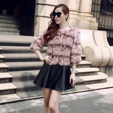 Load image into Gallery viewer, Natural Fox Fur Jacket for Women Winter Coat 14192