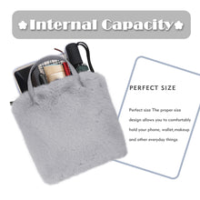 Load image into Gallery viewer, Women’s Shoulder Handbag Fluffy Faux Fur Bag Crossbody Plush Fashion Satchel 21837