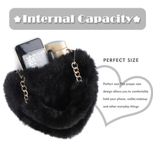 Load image into Gallery viewer, Faux Fur Bag Furry Shoulder Bag Girls Fluffy Tote Womens Purse  21833