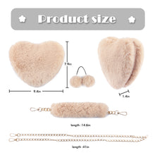 Load image into Gallery viewer, Faux Fur Bag Furry Shoulder Bag Girls Fluffy Tote Womens Purse  21833