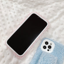 Load image into Gallery viewer, Plush Case For iPhone 13 Pro Max Furry Fluffy Case Soft Faux Fur Fuzzy Cover 22814