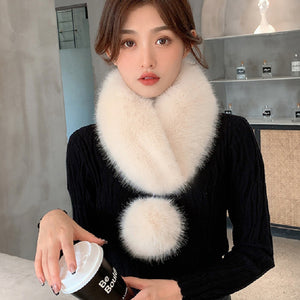 Fashion Fur Collar Fox Fur Collar Versatile Neck Warmer 22507