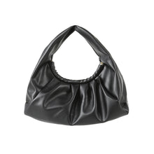 Load image into Gallery viewer, PU Leather Shoulder Bags Top-Handle Bag Braided Ruched Trendy Purse 22813