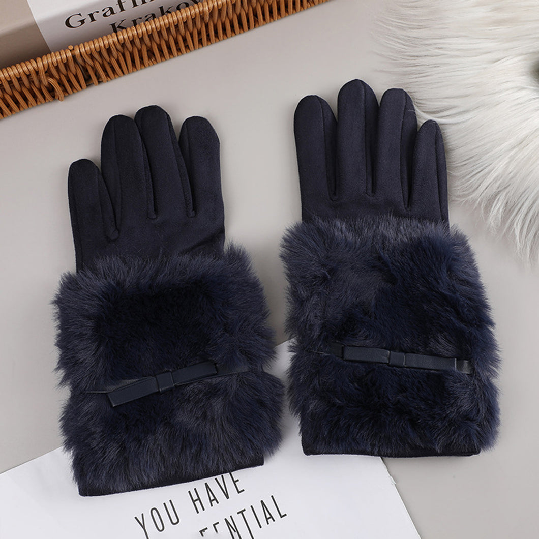 Womens Winter Warm Touchscreen Gloves Thermal Soft Lining Elastic Cuff 22829