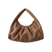 Load image into Gallery viewer, PU Leather Shoulder Bags Top-Handle Bag Braided Ruched Trendy Purse 22813