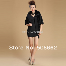 Load image into Gallery viewer, Natural Rabbit Fur Coat Jacket Overcoat Fur Coat Women