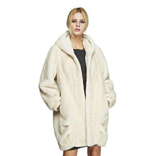 Load image into Gallery viewer, Fur Story Women&#39;s Mink Fur Coat with Hood Thick Fur Jacket for Winter 18118