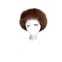Load image into Gallery viewer, Fur Story 15671 Women&#39;s Knitted Real Mink Fur Bucket Hat with Fox Fur Brim