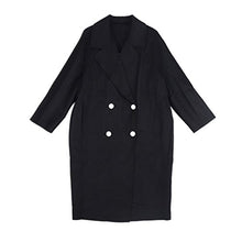 Load image into Gallery viewer, fur story Women&#39;s Long Double Faced Cashmere Coat Handmade Fashion Ladies Double Breasted Coat Full Sleeve