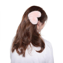 Load image into Gallery viewer, Hair Clip Real Fur Hair Accessories Korean Ins Real Rex Rabbit Hair Clip Super Large Lovely Plush Hairpin Fur Hairpin FS21A17