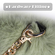 Load image into Gallery viewer, Tote Bag Faux Fur Wallet Ladies Plush Tote Bag 21843