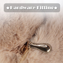 Load image into Gallery viewer, Purses for Women Plush Shoulder Bag Faux Fur Bunny  Crossbody Handbags 21844