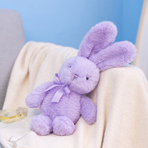Cute bunny plush toy pink rag doll gift for girl 22B43