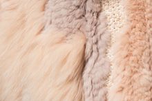 Load image into Gallery viewer, Natural Fox + REX Rabbit Fur Vest Jacket Coat