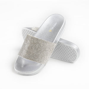 Glitter Rhinestone Slippers(Flat)