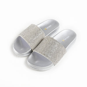 Glitter Rhinestone Slippers(Flat)