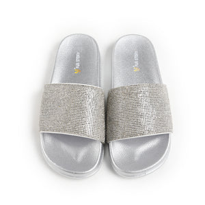 Glitter Rhinestone Slippers(Flat)