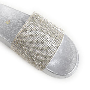 Glitter Rhinestone Slippers(Flat)