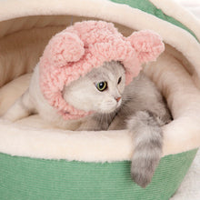 Load image into Gallery viewer, Headgear for Cats and Puppies Hat Soft Warm Adjustable Velcro Dress Up Headdress 22824