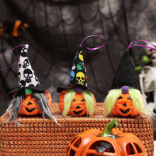 Load image into Gallery viewer, Halloween Hanging Ornaments Plush Pumpkin Gnomes Home Decor Tree Decorations 22B63