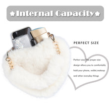 Load image into Gallery viewer, Faux Fur Bag Furry Shoulder Bag Girls Fluffy Tote Womens Purse  21833