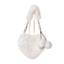 Load image into Gallery viewer, Faux Fur Bag Furry Shoulder Bag Girls Fluffy Tote Womens Purse  21833