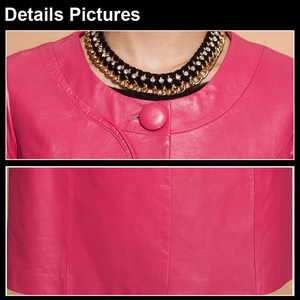 Genuine Sheep Leather Outer Coat Windbreak Top Quality Lamb Leather