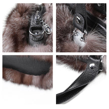 Load image into Gallery viewer, Women&#39;s Winter Fur Fox Handbag Leather Ladies Shoulder Bag FS19808